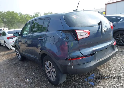 2015 Kia Sportage Lx from USA, damaged, VIN KNDPB3AC3F7761205